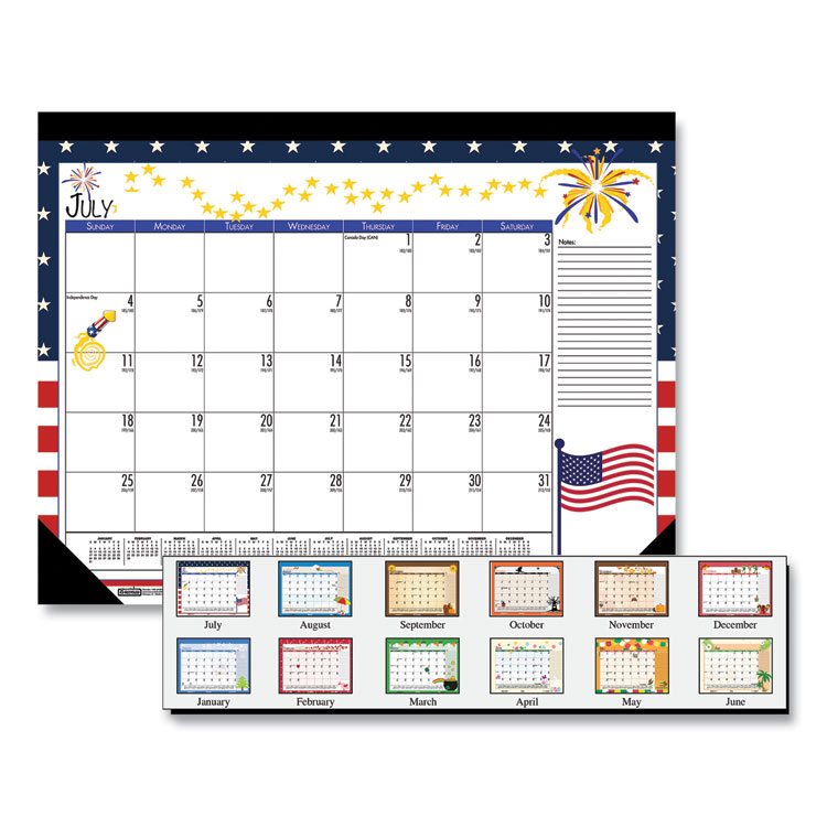 22 x 17 Inches C1731-20 Brownline 2020 Monthly Desk Pad Calendar 