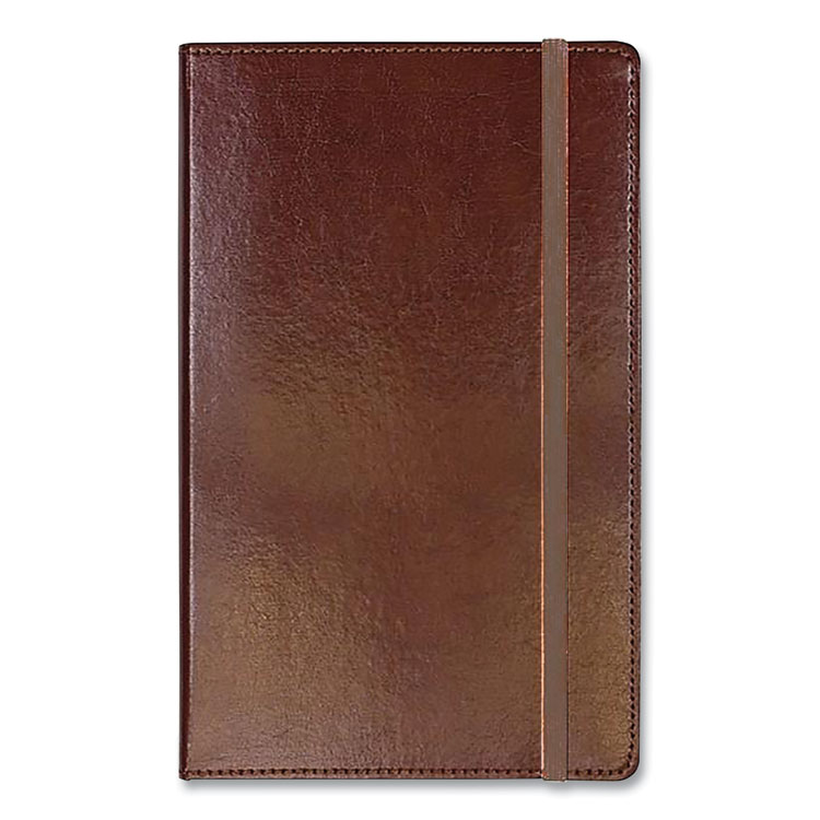 Markings® by C.R. Gibson Bonded Leather Journal, Brown, 5 x 8.25, 240 Ivory Colored Pages