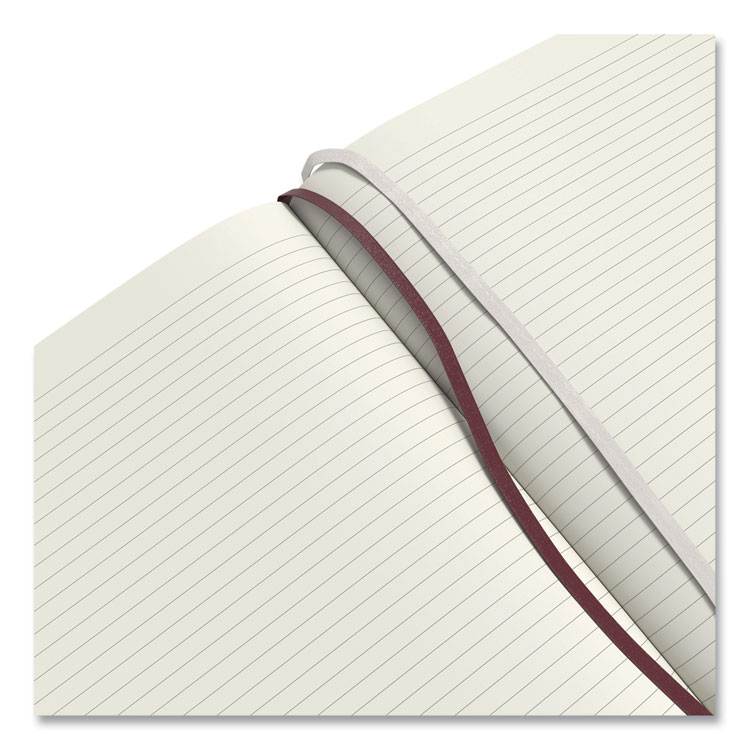 Hardcover Business Journal, 1Subject, Narrow Rule, Purple Cover, (96