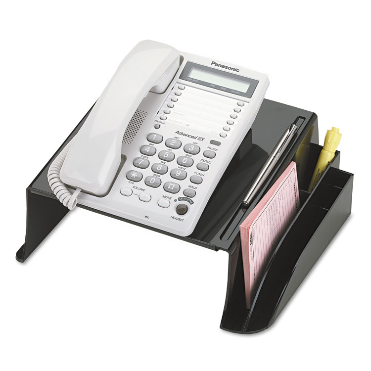 Picture of Officemate 2200 Series Telephone Stand, 12 1/4"w x 10 1/2"d x 5 1/4"h, Black
