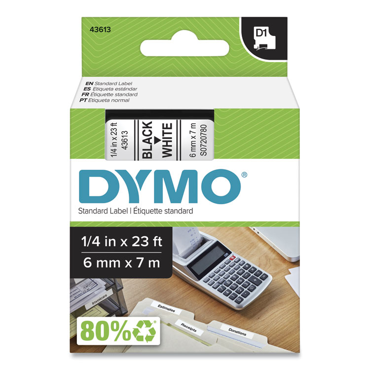 DYM43613 DYMO® 43613 D1 HighPerformance Polyester Removable Label