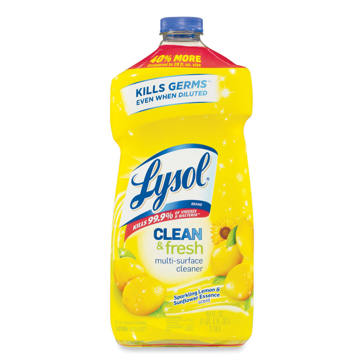 Clean-Up Cleaner + Bleach, 32 Oz Spray Bottle, Fresh Scent, 9/Carton