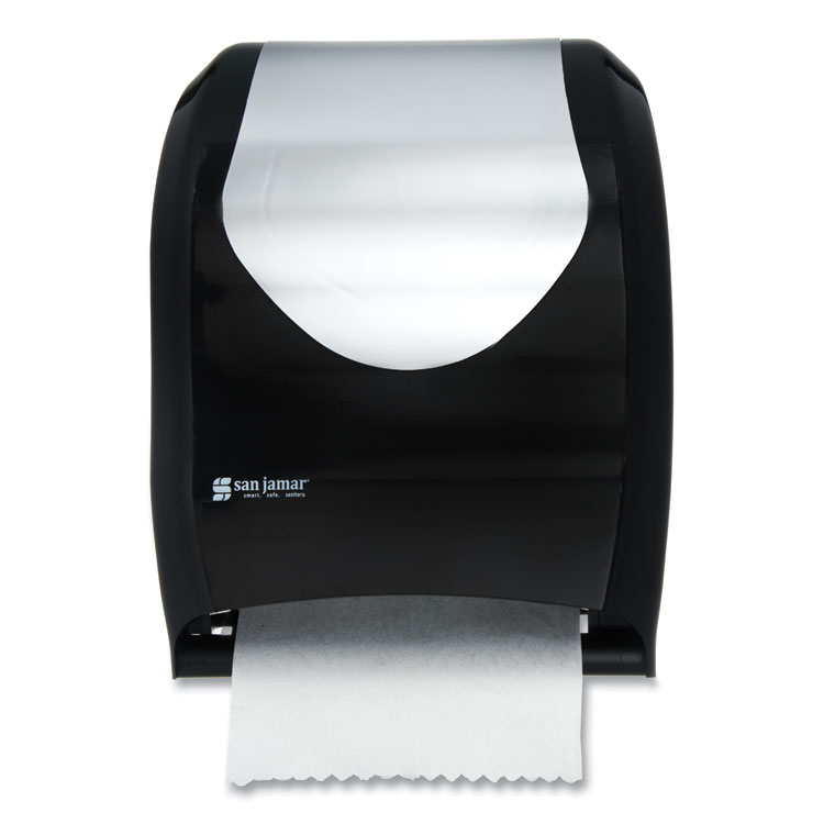 Lever Roll Towel Dispenser, Oceans, 12.94 x 9.25 x 16.5, Black Pearl
