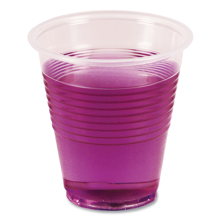 BWKTRANSCUP3CT 3 OZ. TRANSLUCENT PLASTIC COLD CUPS 20/125'S