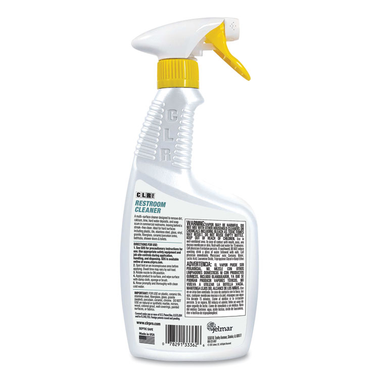 CLR CSS-12 Spot-Free Stainless Steel Cleaner 12 oz. - 6/Case
