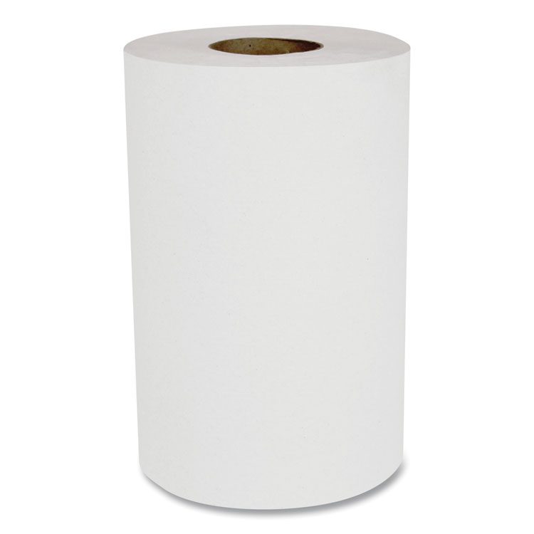 600 ft. L White 100% Recycled Paper Towel Roll (12-Rolls per Pack)