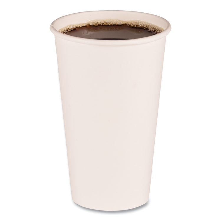 SOLO® Mistique Hot Paper Cups, 16 oz, Brown, 50/Sleeve, 20 Sleeves/Carton