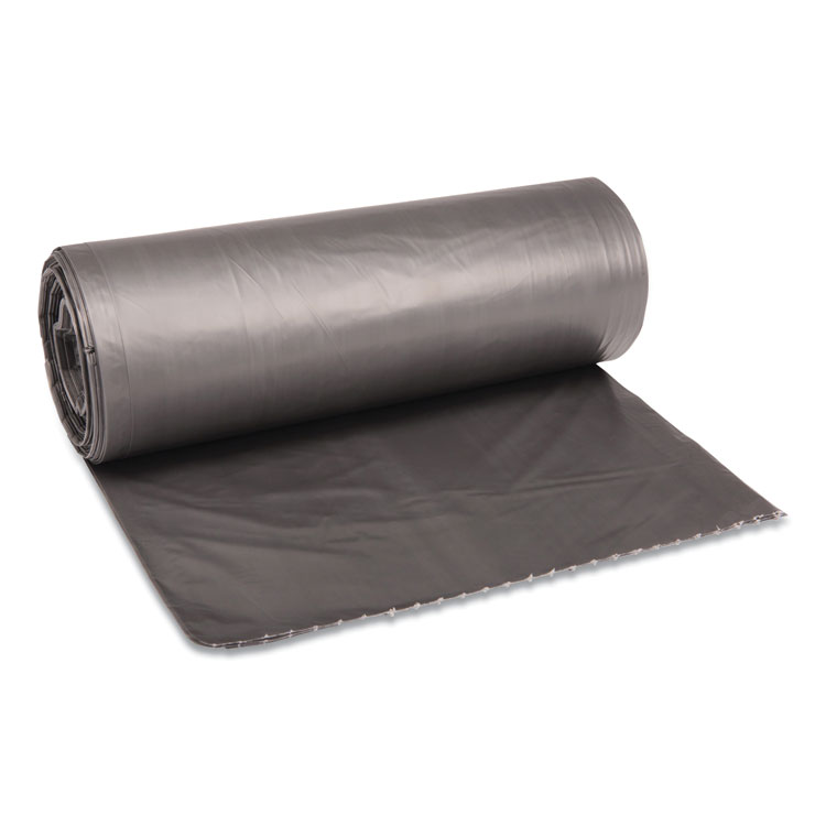 Stout Total Recycled Content Trash Bags T2424B10 - Black