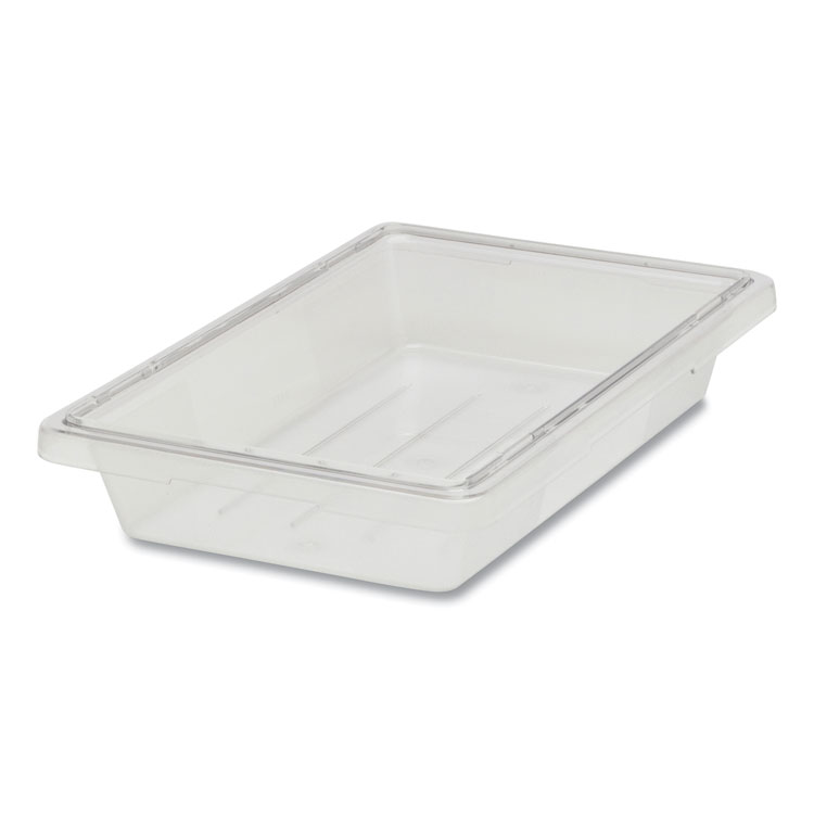 5 1/4 and 12 gal Clear Plastic Replacement Ingredient Bin Lid - 14 3