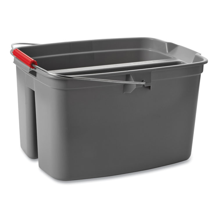 Rubbermaid Commercial BRUTE Round Utility Pail, 14Quart, Red - RCP2614RED