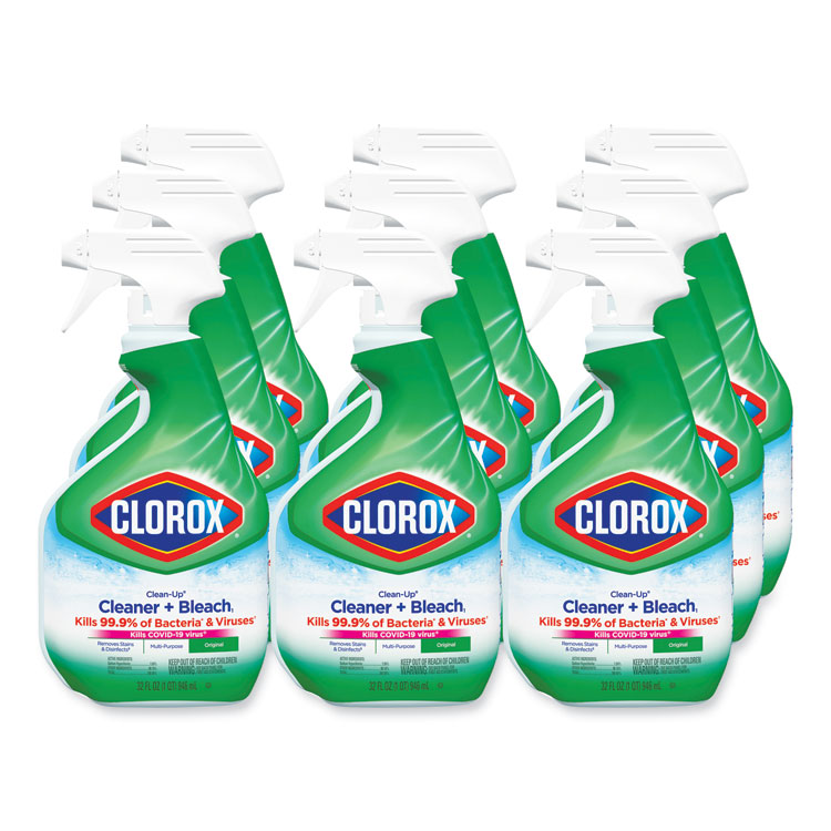 CLO31478EA, Clorox® Healthcare® 31478EA Fuzion Cleaner Disinfectant, 32 oz Spray  Bottle