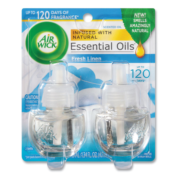 Air Wick® Fresh Linen Essential Oils™ Warmer and Oil Refill, 1 ct