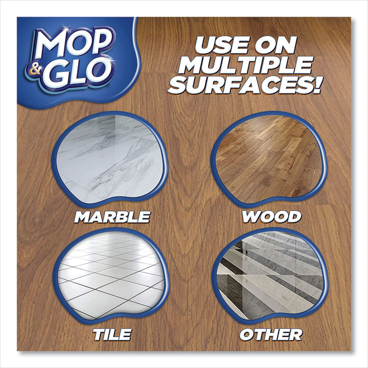 Mop & Glo Multi-Surface Floor Cleaner, 32 Ounce (Pack of 4)