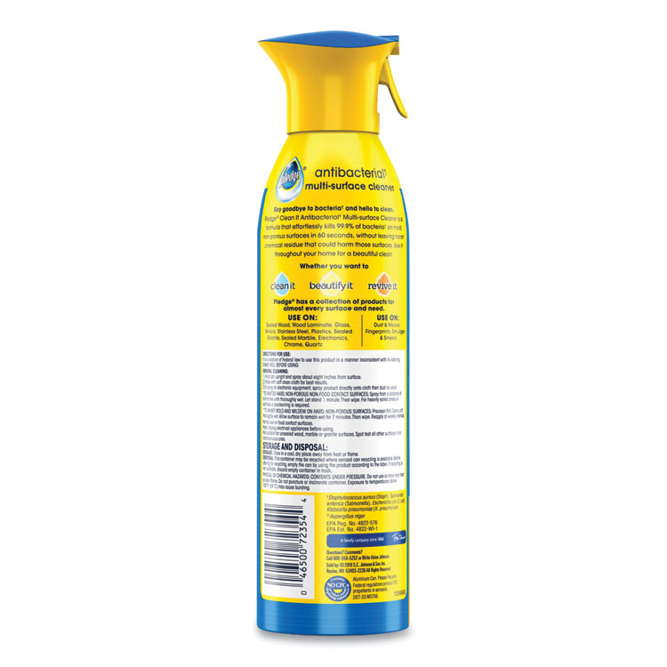 SJN336276 Pledge® 336276 Multi Surface Antibacterial Everyday Cleaner