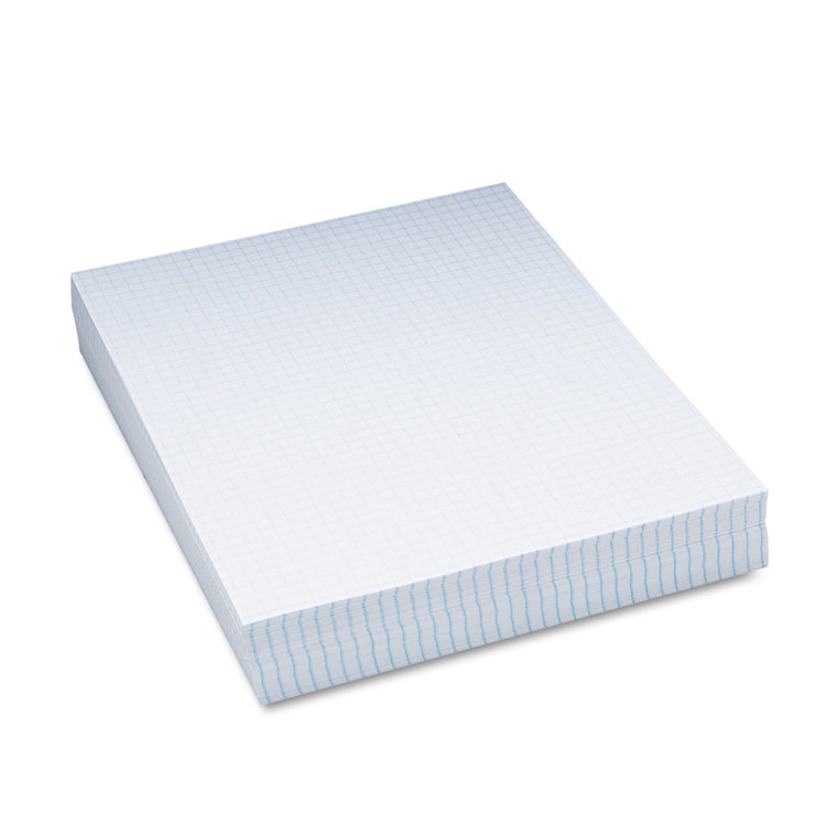 Picture of Composition Paper, 1/4" Quadrille, 16 lbs., 8-1/2 x 11, White, 500 Sheets/Pack