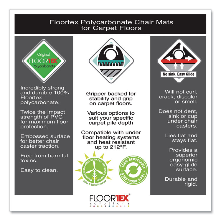 FLR1215015019ER Floortex® 1215015019ER Cleartex Ultimat XXL