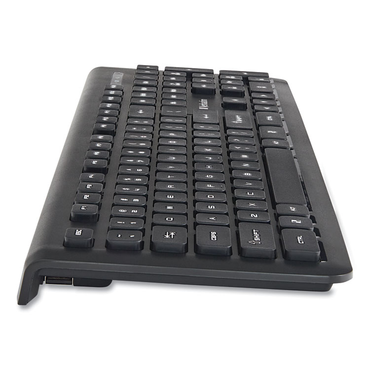 VER99793 Verbatim® 99793 Wireless Slim Keyboard, 103 Keys, Black HILL   MARKES
