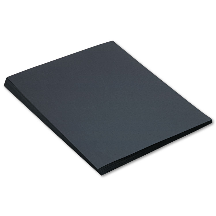 Picture of Construction Paper, 58 lbs., 18 x 24, Black, 50 Sheets/Pack