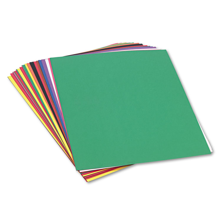 Picture of Construction Paper, 58 lbs., 18 x 24, Assorted, 50 Sheets/Pack