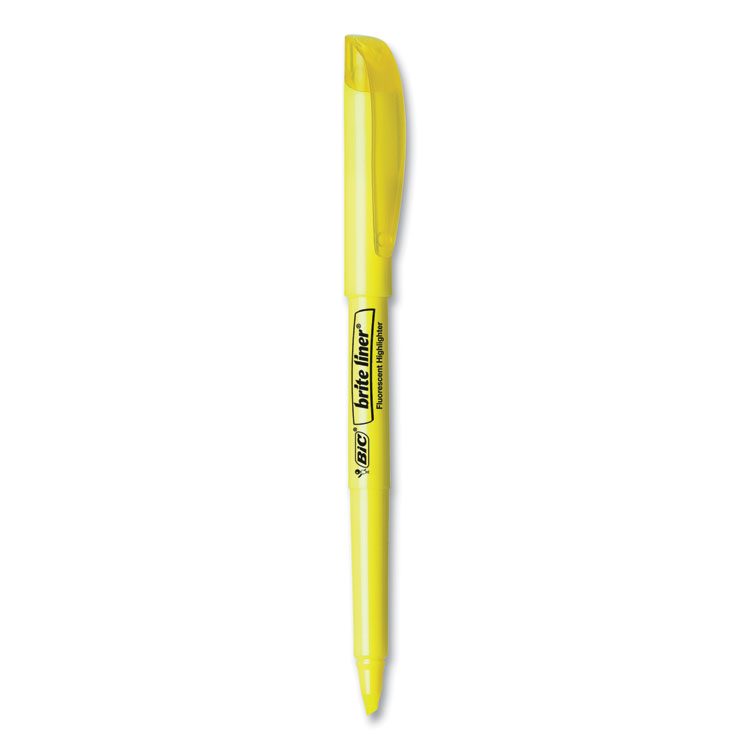 Sharpie Tank Style Highlighters, Yellow Ink, Chisel Tip, Yellow Barrel,  Dozen (25005)