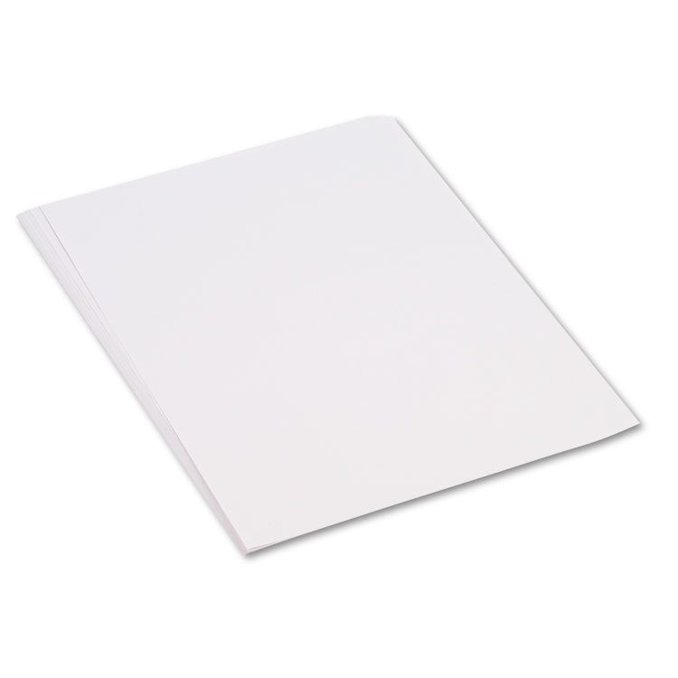 Picture of Construction Paper, 58 lbs., 18 x 24, Bright White, 50 Sheets/Pack