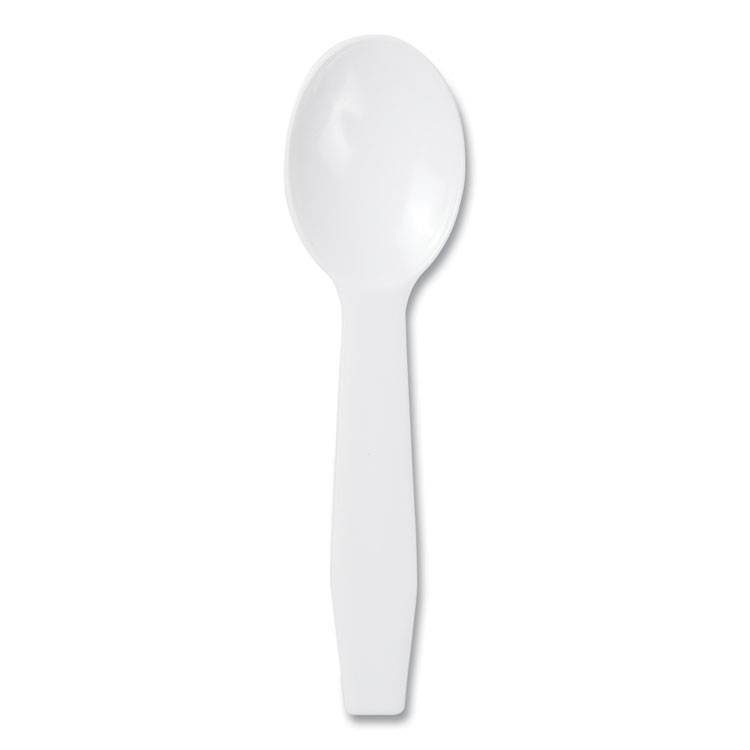 Polystyrene Taster Spoons, Plastic, 3", White, 3,000/Carton