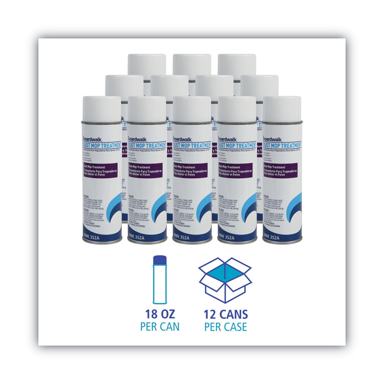 BWK352ACT Boardwalk® 352ACT Dust Mop Treatment, Pine Scent, 18 oz