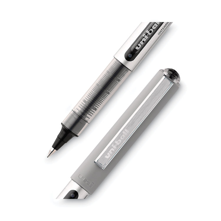 Pilot Vball RT Liquid Ink Retractable Roller Ball Pen, 0.5mm, Black Ink, Black/White Barrel (PIL26106)