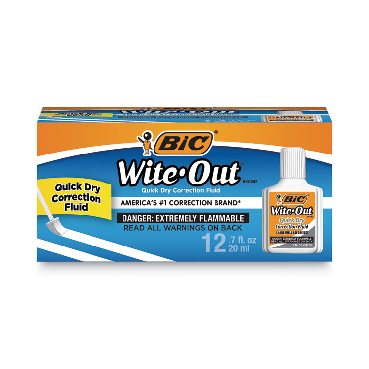 BICWOFQD12WE FLUID,CORRECT,.7OZ,WHT