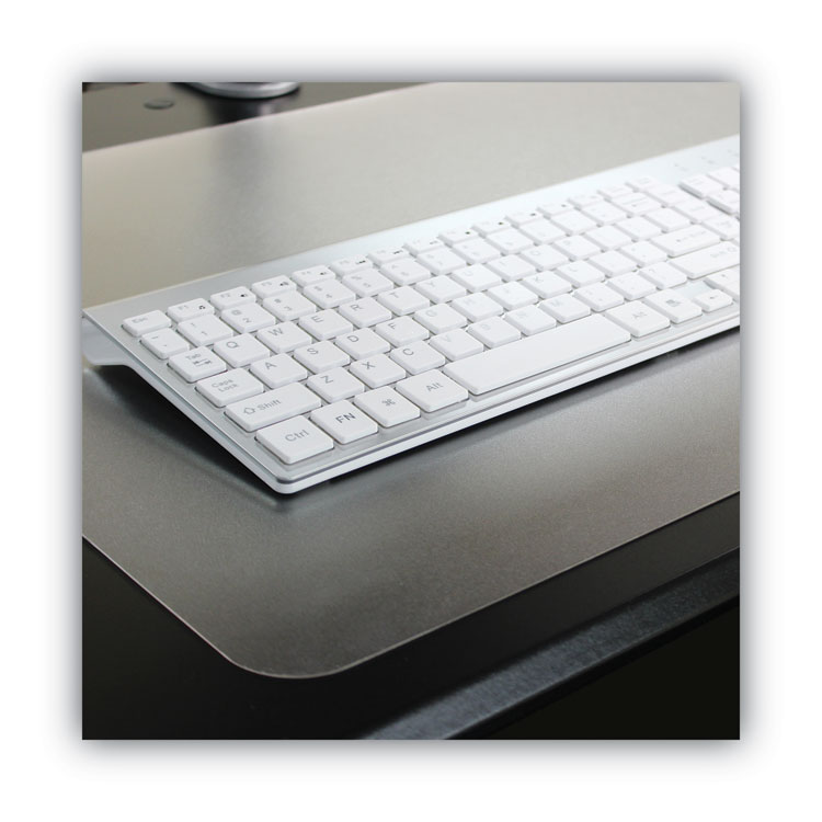 Desktex Polycarbonate Desk Pad, 22" x 17", Clear