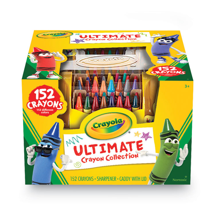 Crayola 3280 Washable Ultra-Clean ColorMax Large Crayons 8 Colors SET OF TWO! 