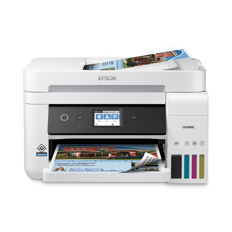 Epson WorkForce ST ST-C4100 Wireless Inkjet Multifunction Printer - Color