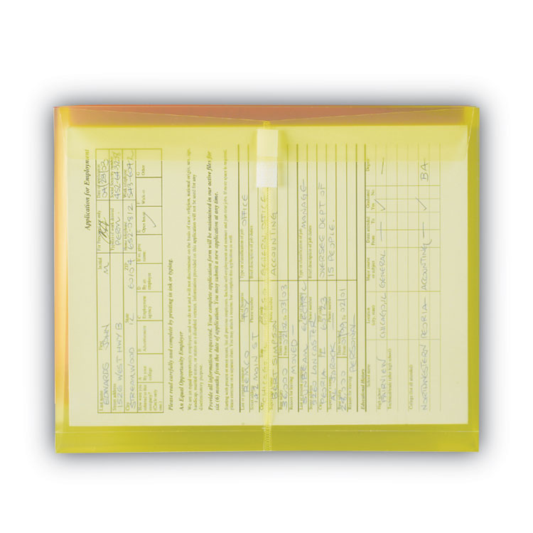 柔らかい Smead® | SMD89669 89669 Fold-Over Envelopes, Side-Load Poly ファイルアクセサリ