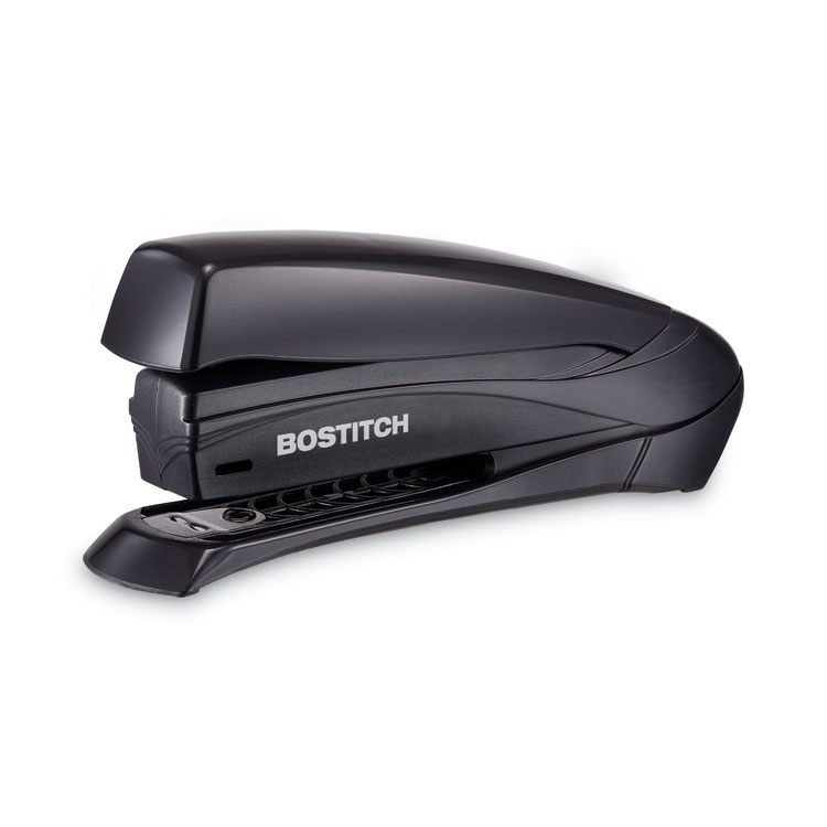 Bostitch® Spring-Powered Premium Desktop Stapler, 25-Sheet Capacity,  Black/Silver