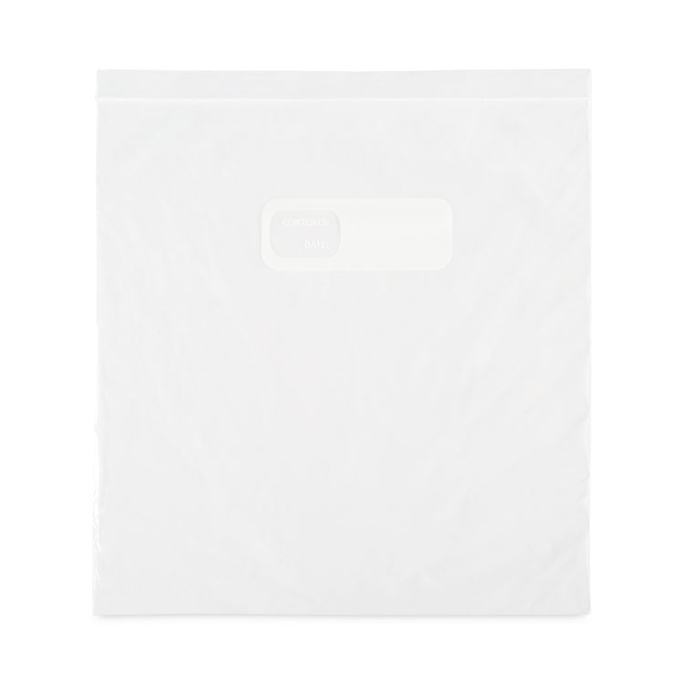 Hefty Slider Bags, 1 gal, 1.5 mil, 10.56 x 11, Clear, 30/Box (R81430)