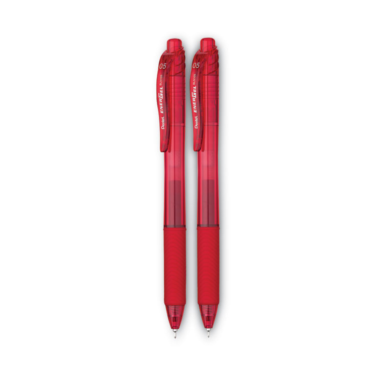 Pilot FriXion Ball Clicker Erasable Gel Pens, Fine Point, Red Ink, Dozen  (31452)