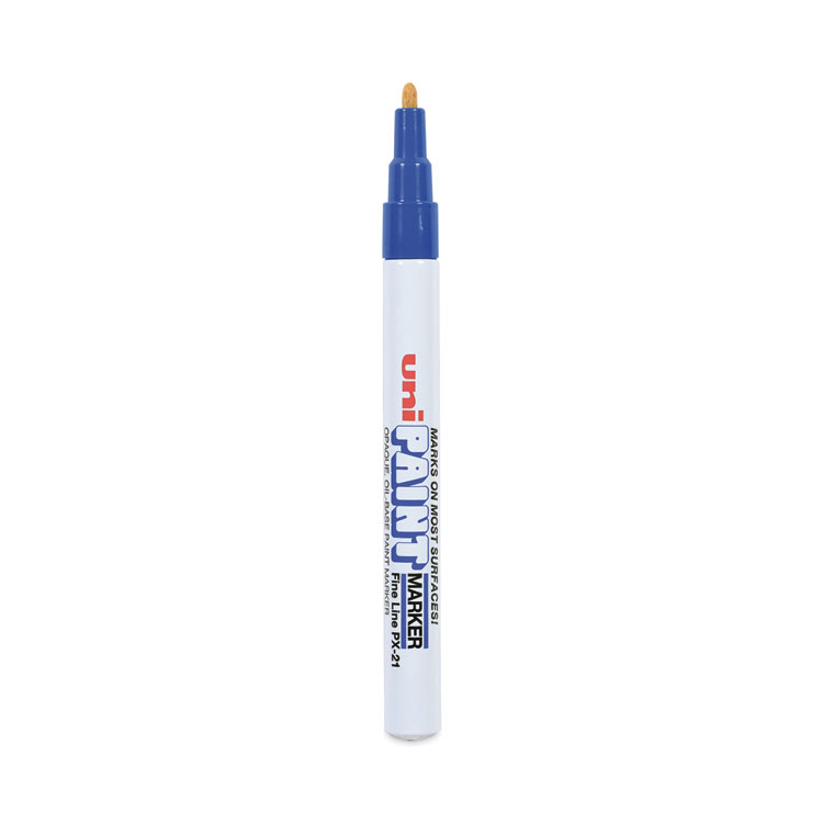 Permanent Paint Marker, Medium Bullet Tip, Blue