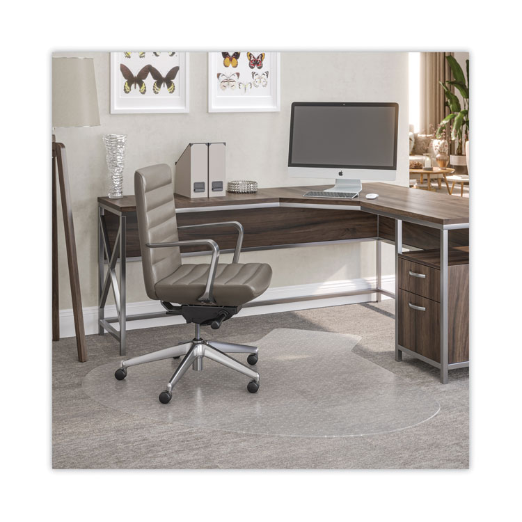 Carpet chair mat 2025 for l shaped desk