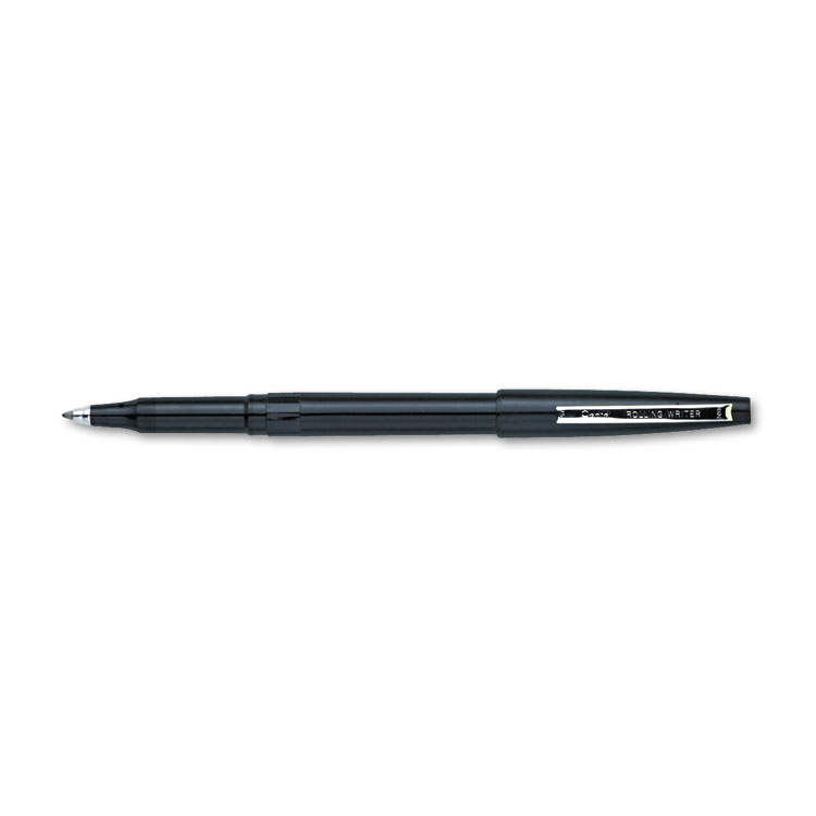 Picture of Rolling Writer Stick Roller Ball Pen, .8mm, Black Barrel/Ink, Dozen