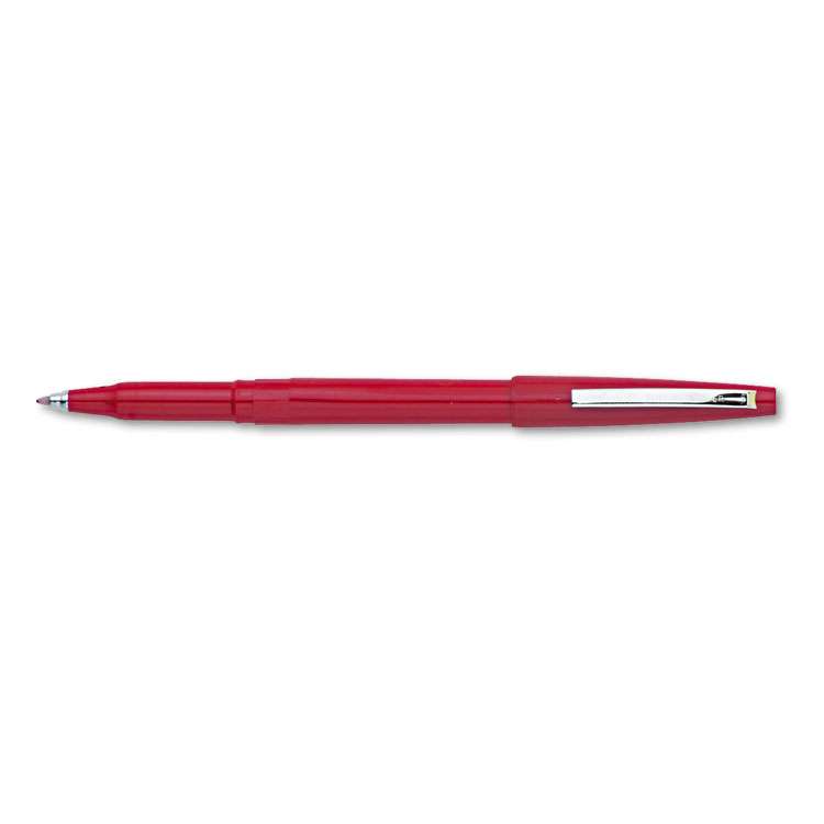 Picture of Rolling Writer Stick Roller Ball Pen, .8mm, Red Barrel/Ink, Dozen