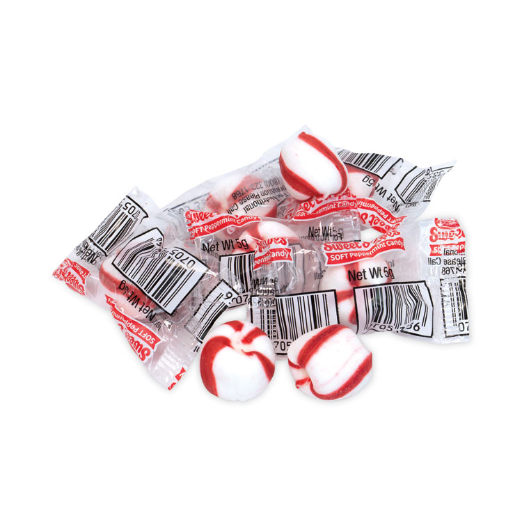 Ferrara® Bobs Sweet Stripes Soft Candy, Peppermint, 28 oz Tub