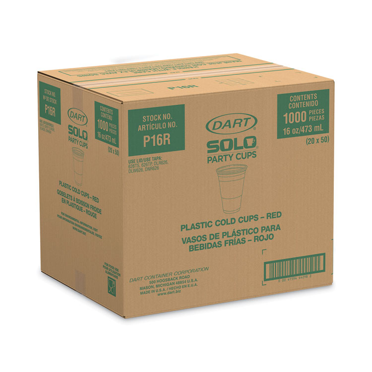 Dart® Foam Cups, 16 oz (1,000 PK)