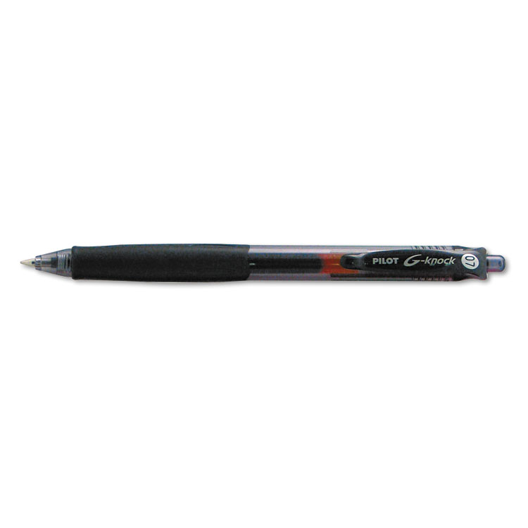 Picture of G-Knock BeGreen Retractable Gel Ink Pen, Black Ink, .7mm, Dozen