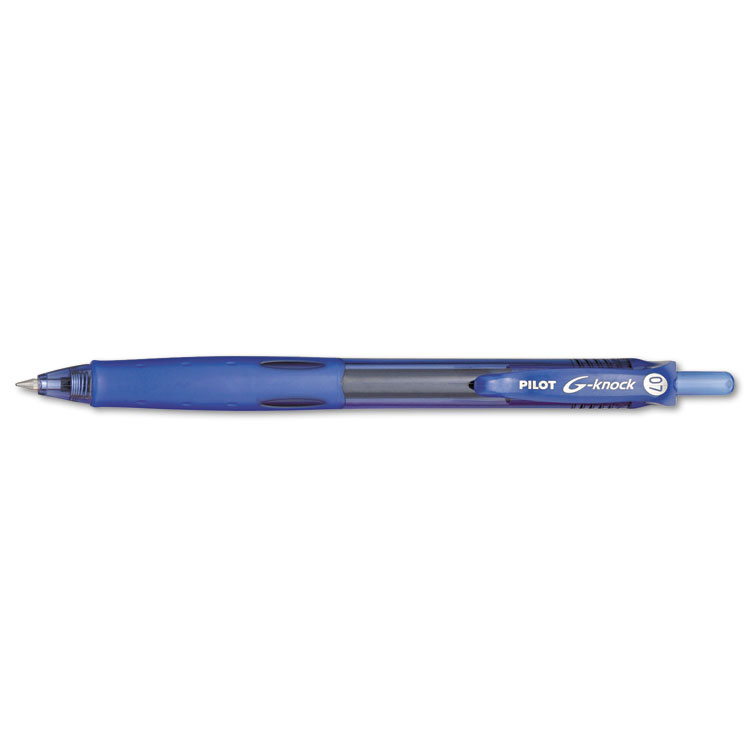 Picture of G-Knock BeGreen Retractable Gel Ink Pen, Blue Ink, .7mm, Dozen