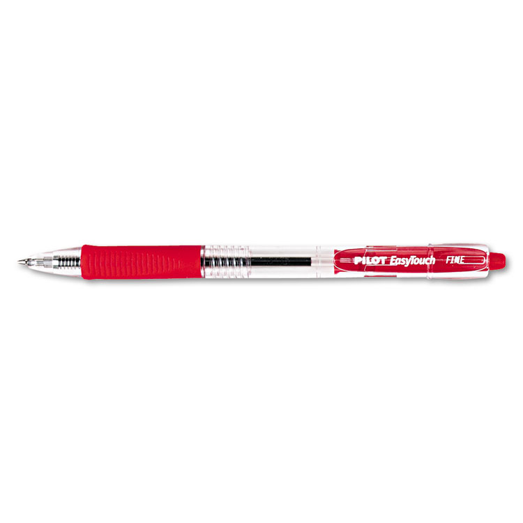 Picture of EasyTouch Retractable Ball Point Pen, Red Ink, .7mm, Dozen
