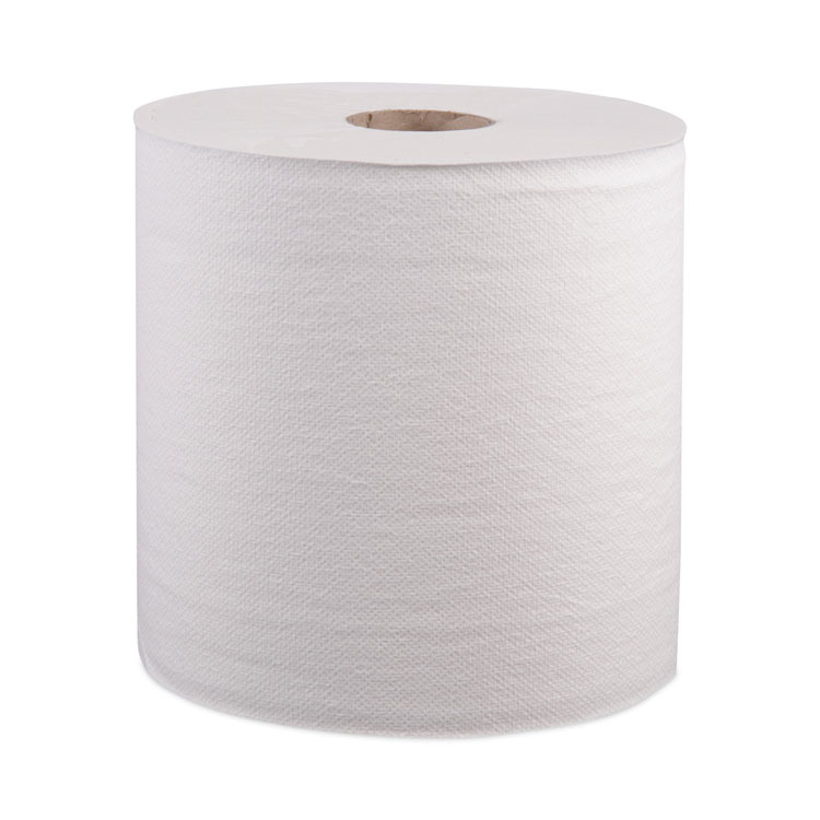 600 ft. L White 100% Recycled Paper Towel Roll (12-Rolls per Pack)