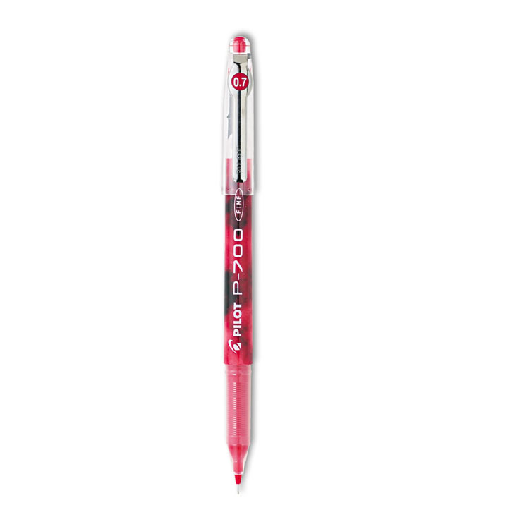 Picture of P-700 Precise Gel Ink Roller Ball Stick Pen, Red Ink, .7mm, Dozen