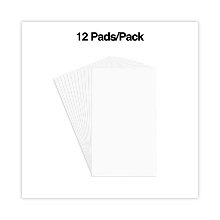 Easel Pads/Flip Charts, Unruled, 27 x 34, White, 50 Sheets, 2/Carton