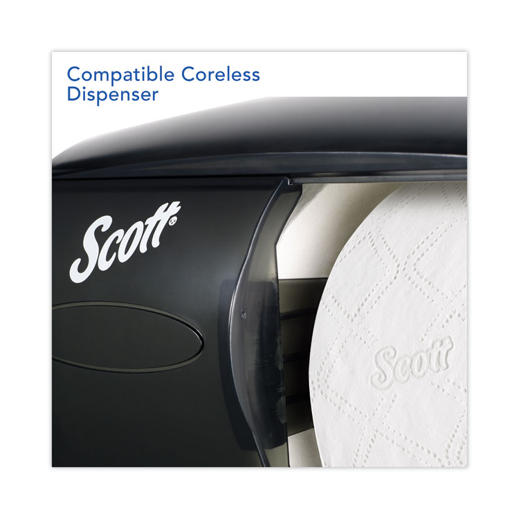 Scott 10060 1-Ply 4.1 in. x 3.7 in. Septic Safe Toilet Paper