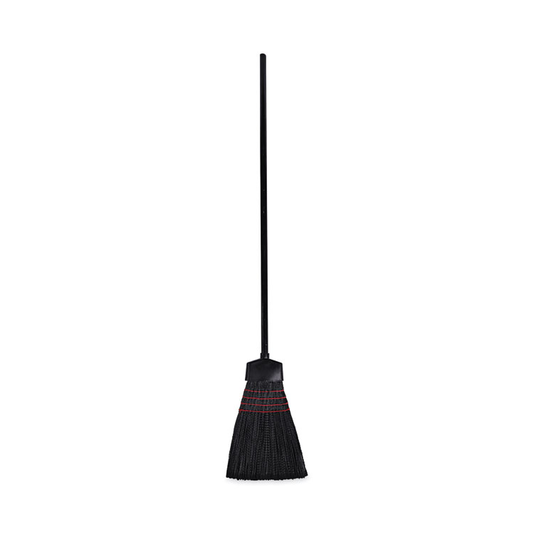 BWK916P BROOM,MAID,WOODHNDL,FLGD